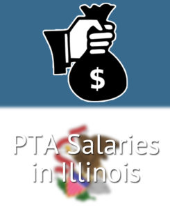 PTA Salaries in Illinois's Major Cities