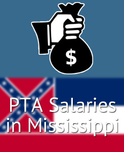 PTA Salaries in Mississippi's Major Cities